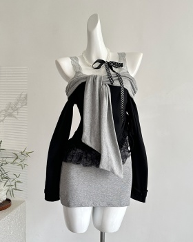 Autumn spicegirl dress 2pcs set