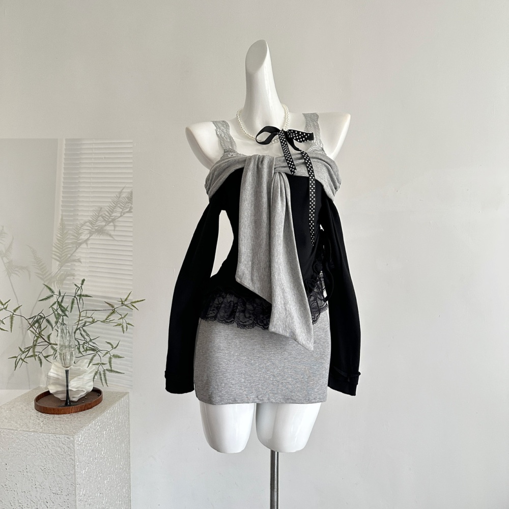 Autumn spicegirl dress 2pcs set