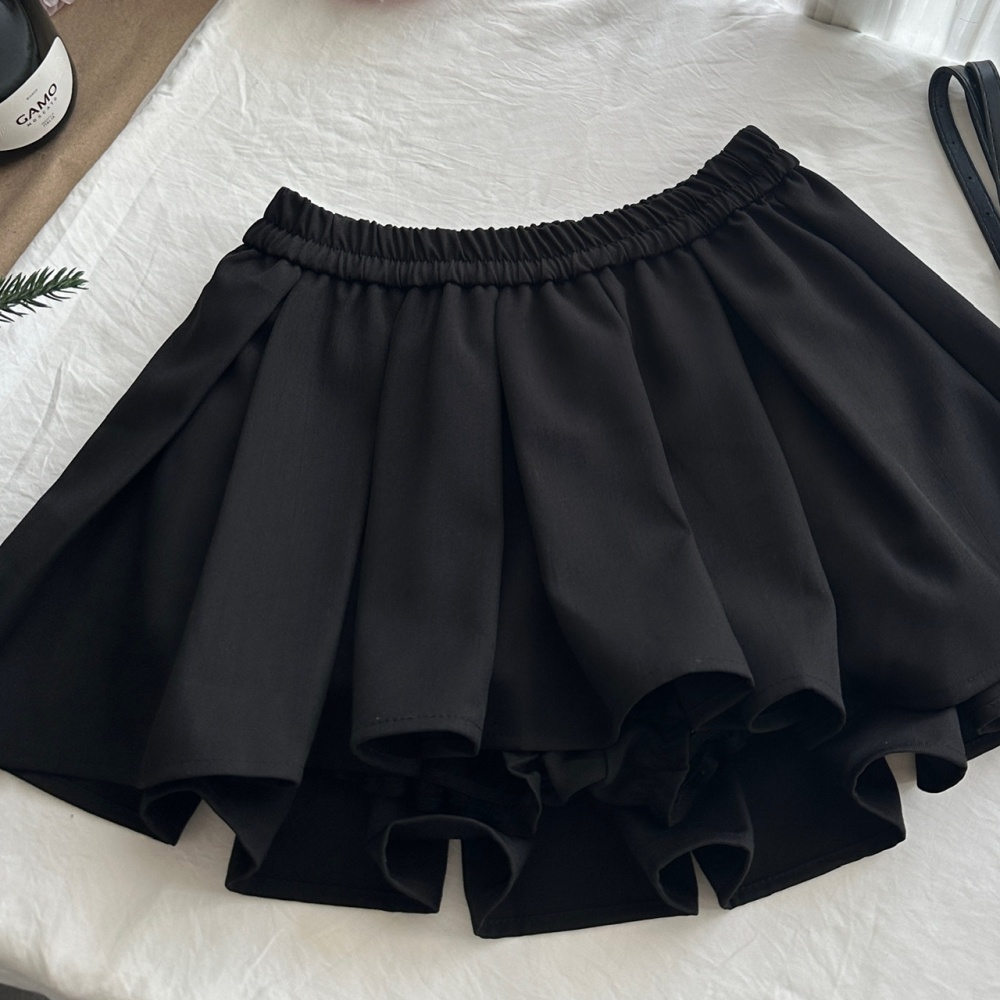 Temperament pleated fashion ladies spicegirl skirt a set