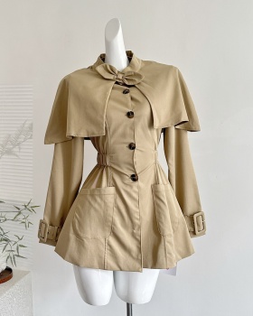 British style coat removable cloak 2pcs set
