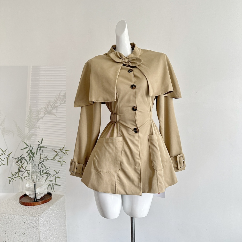 British style coat removable cloak 2pcs set
