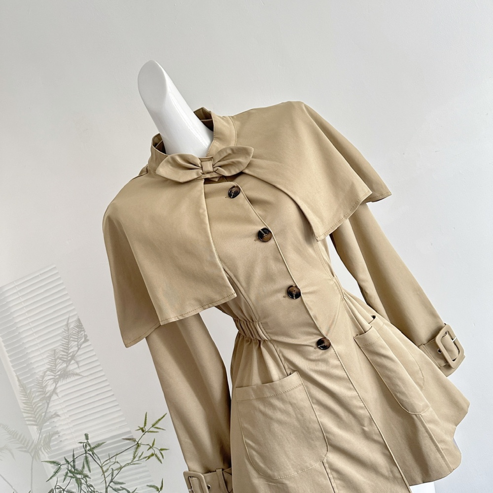 British style coat removable cloak 2pcs set