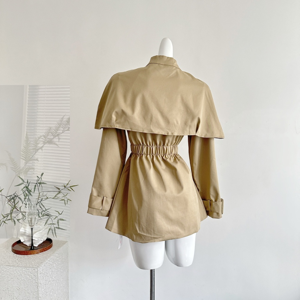 British style coat removable cloak 2pcs set