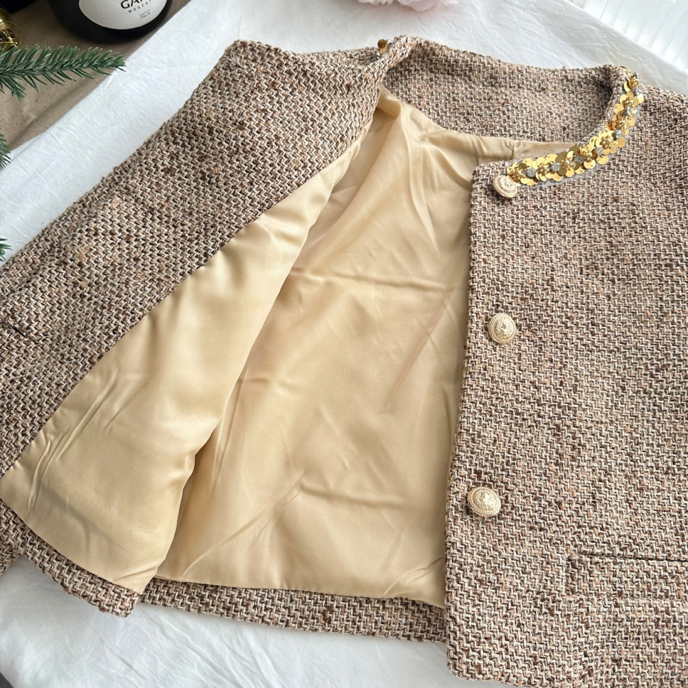 Autumn swan France style chanelstyle dress for women