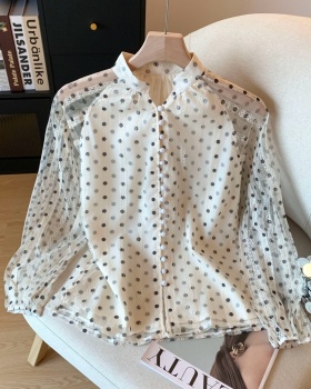 Refreshing single-breasted shirts autumn tops