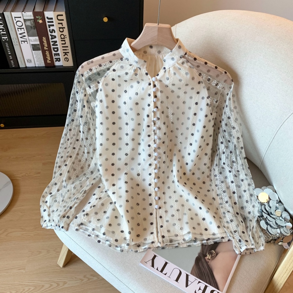Refreshing single-breasted shirts autumn tops