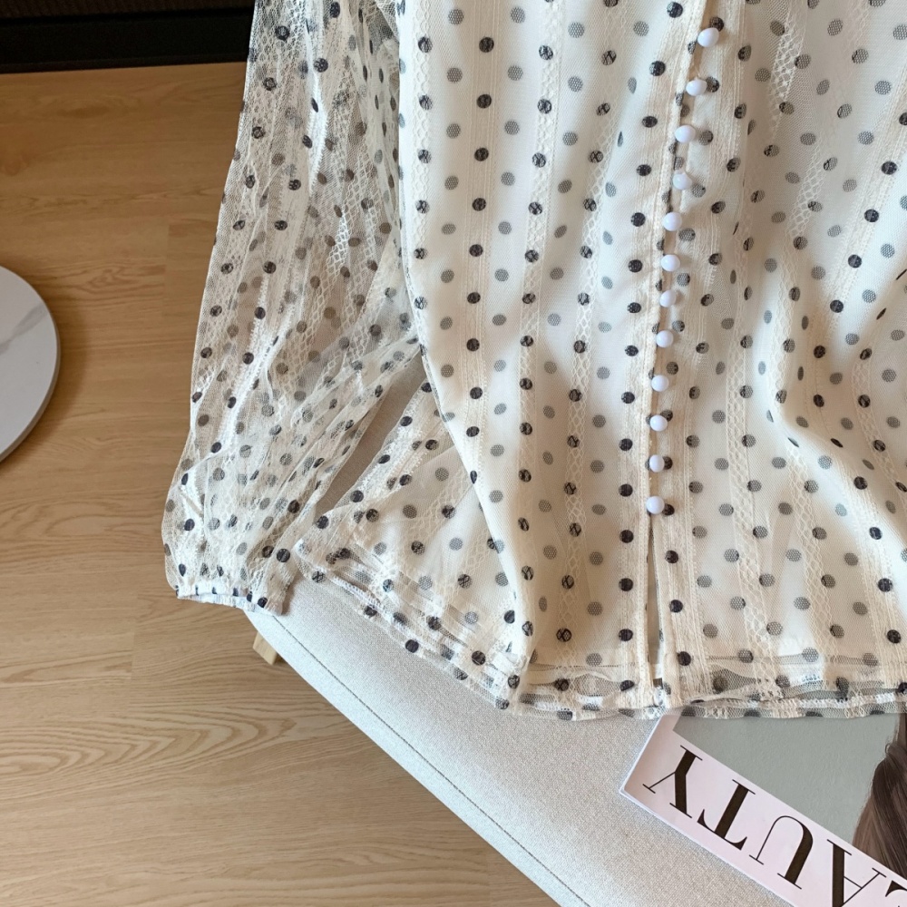 Refreshing single-breasted shirts autumn tops