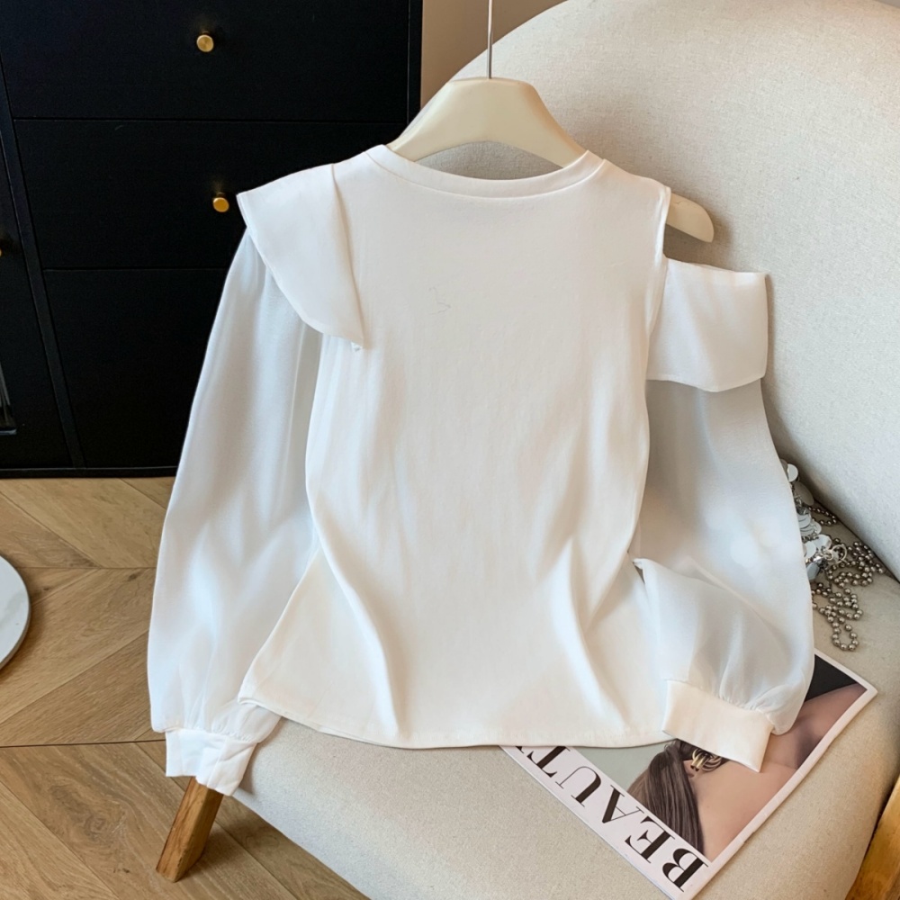 Autumn all-match tops long sleeve T-shirt for women