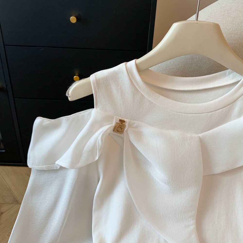Autumn all-match tops long sleeve T-shirt for women