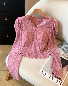 Korean style temperament bottoming shirt lace shirts