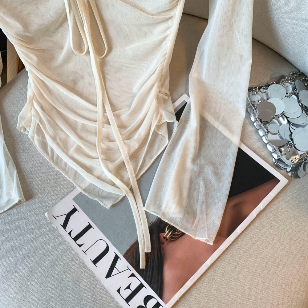 Sunscreen slim smock summer irregular T-shirt