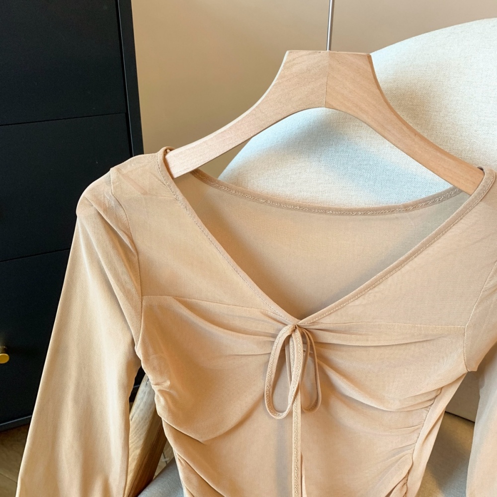 Sunscreen slim smock summer irregular T-shirt