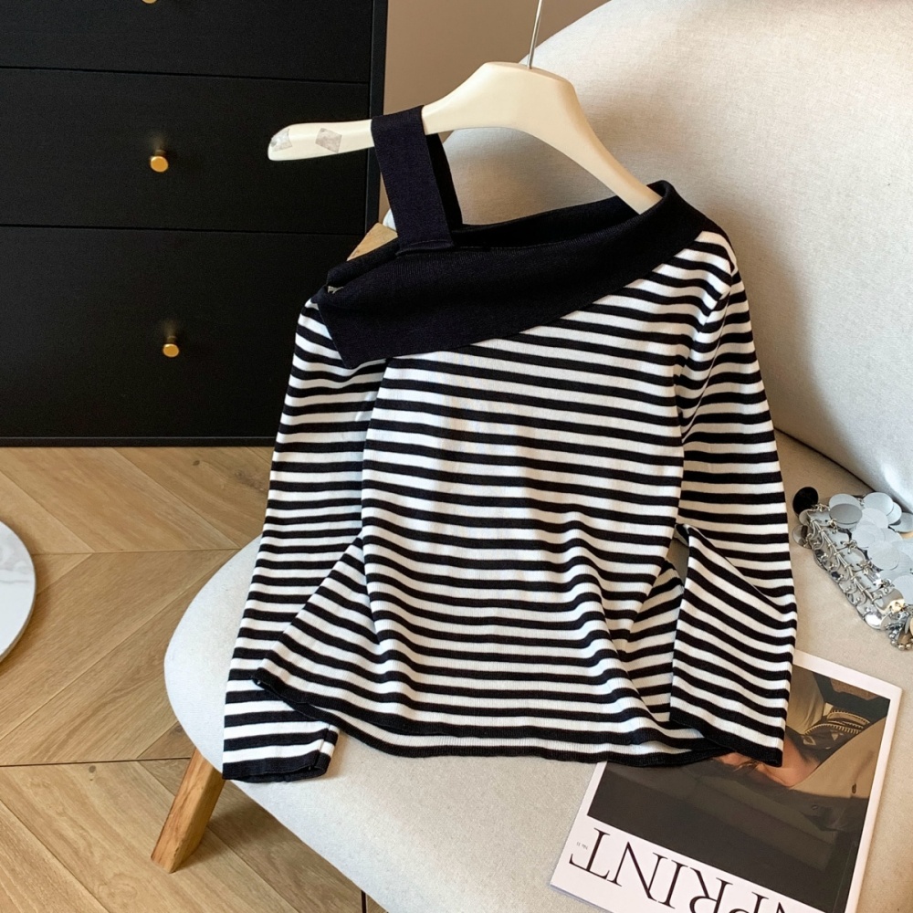 Strapless tops Korean style bottoming shirt