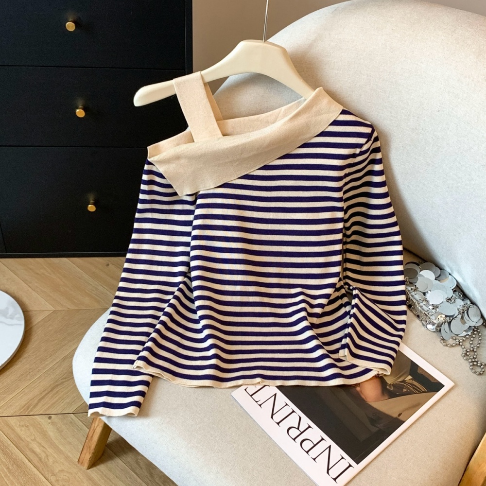 Strapless tops Korean style bottoming shirt
