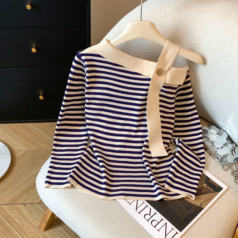 Strapless tops Korean style bottoming shirt