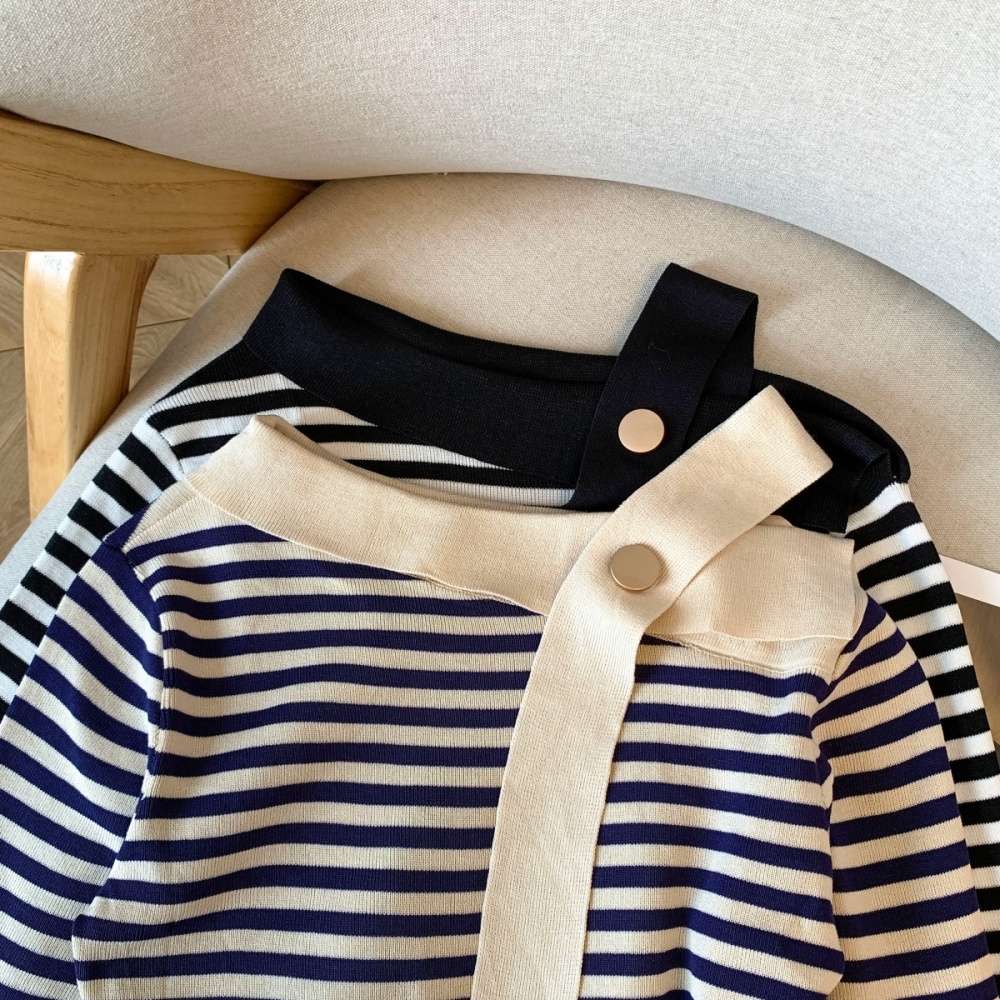 Strapless tops Korean style bottoming shirt