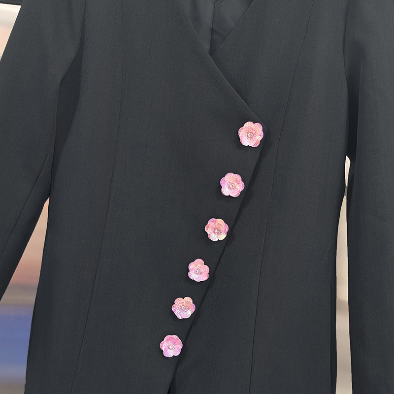Temperament Casual business suit long sleeve coat for women