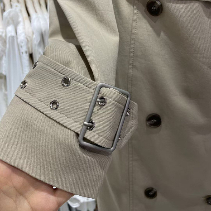 Autumn frenum slim windbreaker personality elegant coat