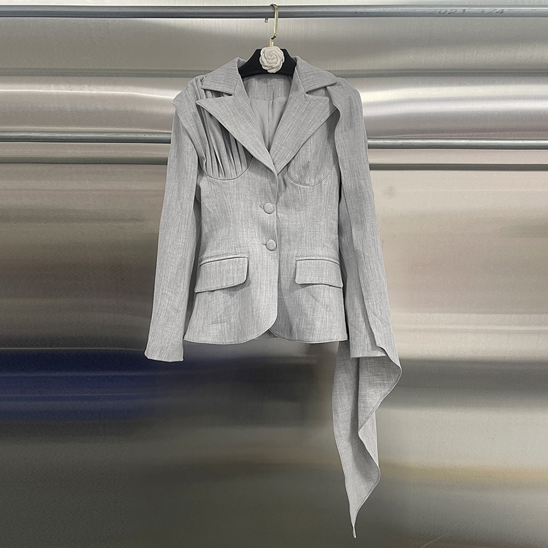 Slim streamer business suit niche temperament coat
