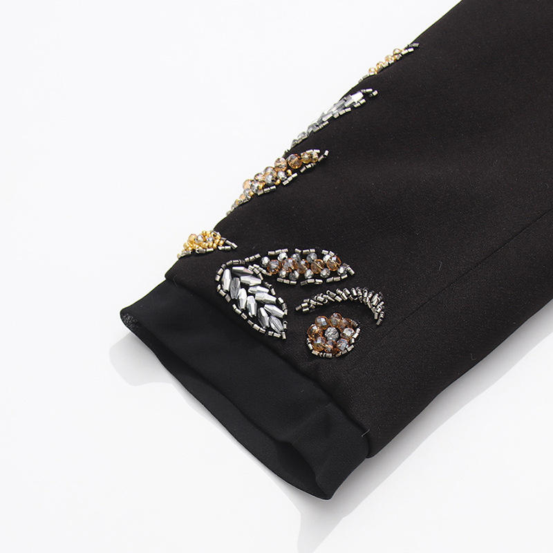 European style business suit rhinestone coat for women