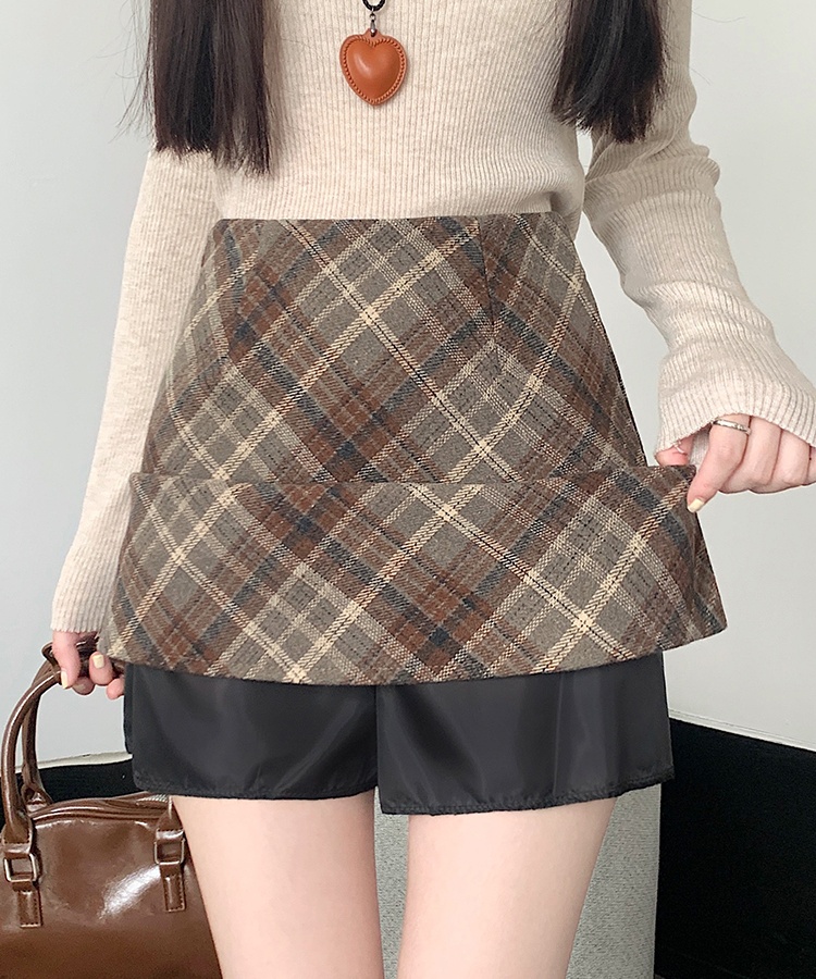 Thermal autumn and winter retro Korean style skirt