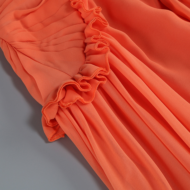 Elegant halter dress big skirt long dress for women