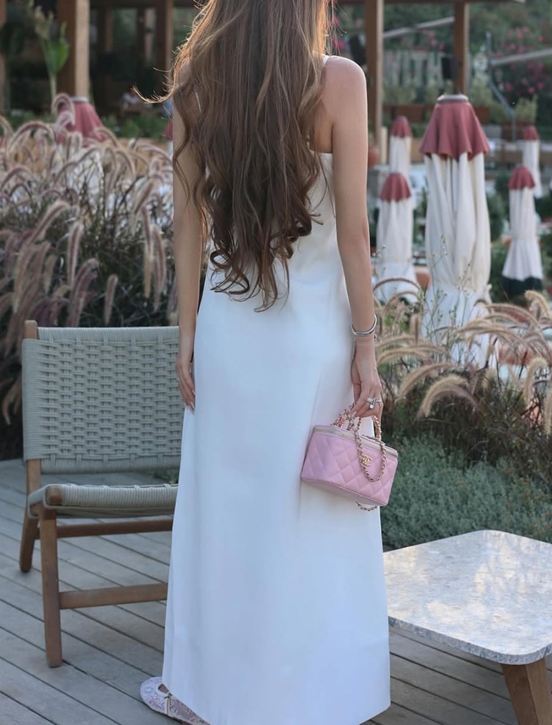 Flowers decoration stereoscopic long dress loose dress