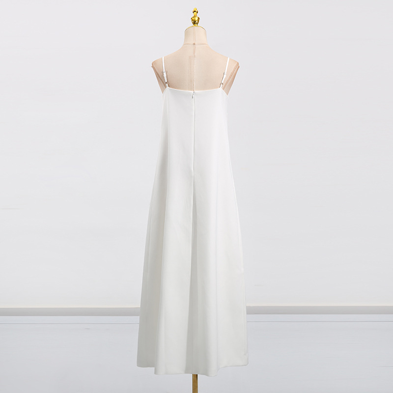 Flowers decoration stereoscopic long dress loose dress
