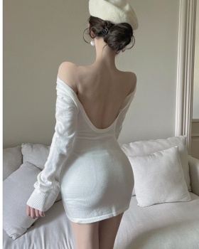 Bottoming package hip sweater inside the ride dress for women