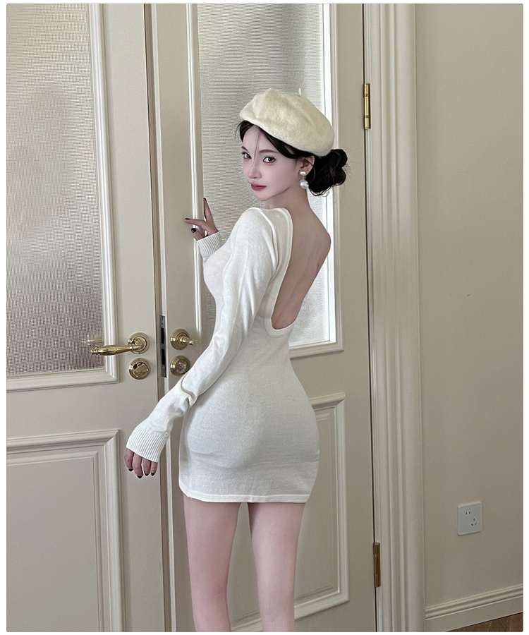Bottoming package hip sweater inside the ride dress for women