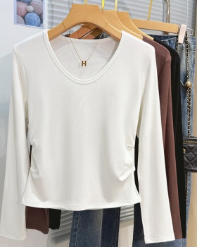 Slim inside the ride T-shirt Western style tops for women