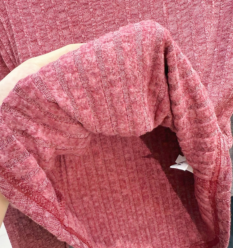 Plus velvet T-shirt inside the ride tops for women