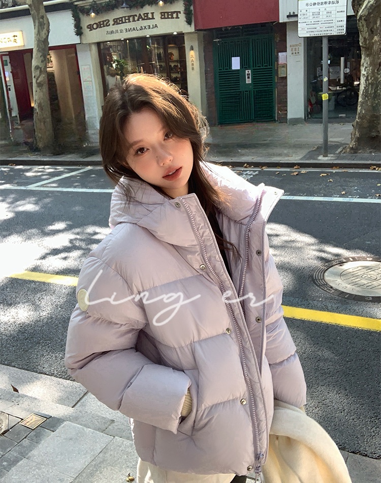Thick winter bread clothing short down coat