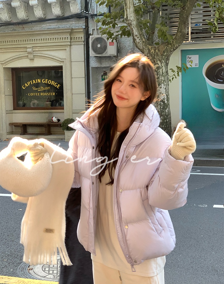 Thick winter bread clothing short down coat