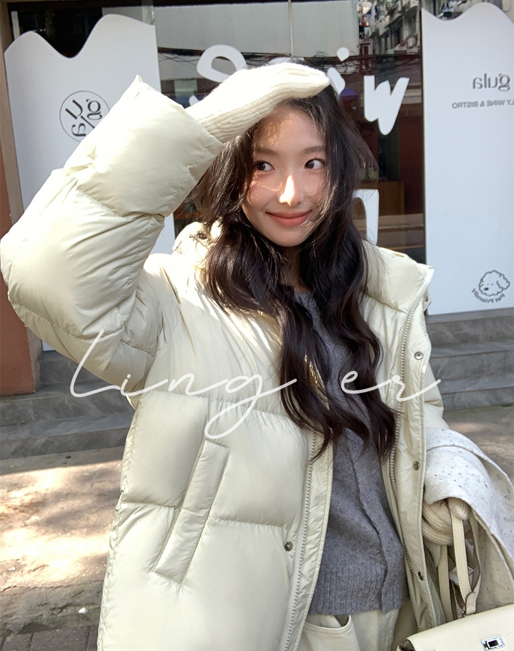 Thick winter bread clothing short down coat