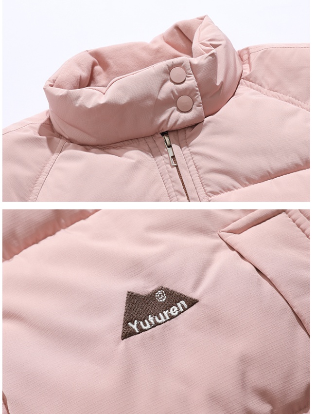 Down Korean style students jacket couples cotton coat