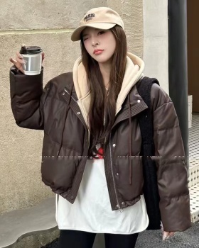 Down winter short fashion thick coat for women
