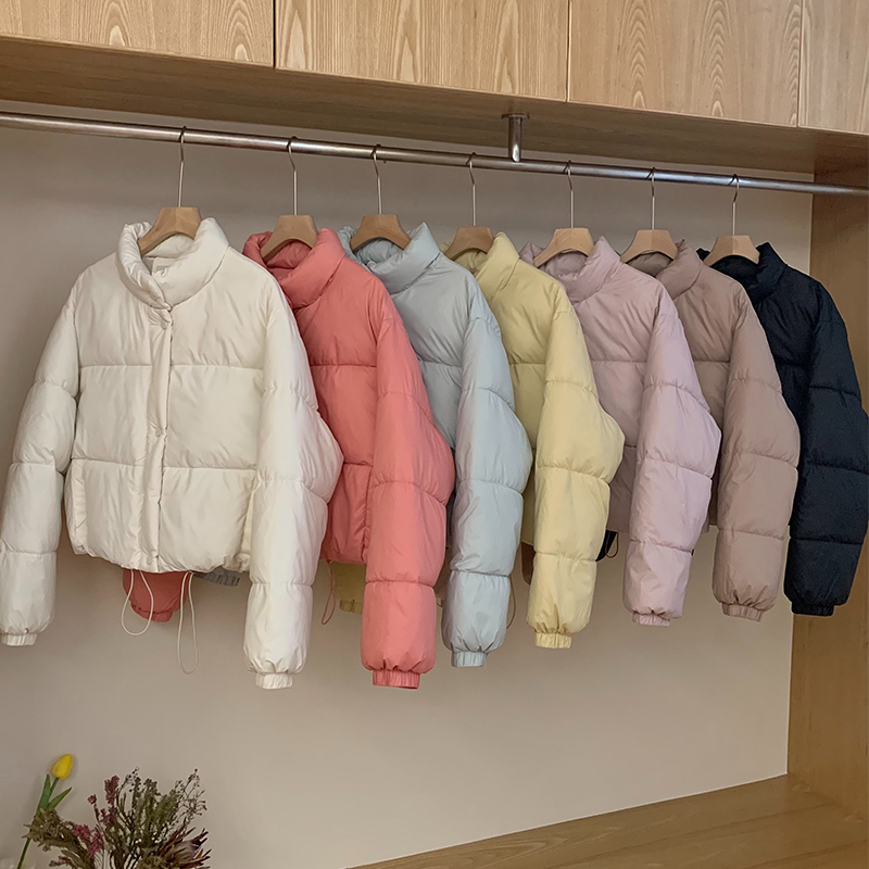Short bread clothing cotton coat for women
