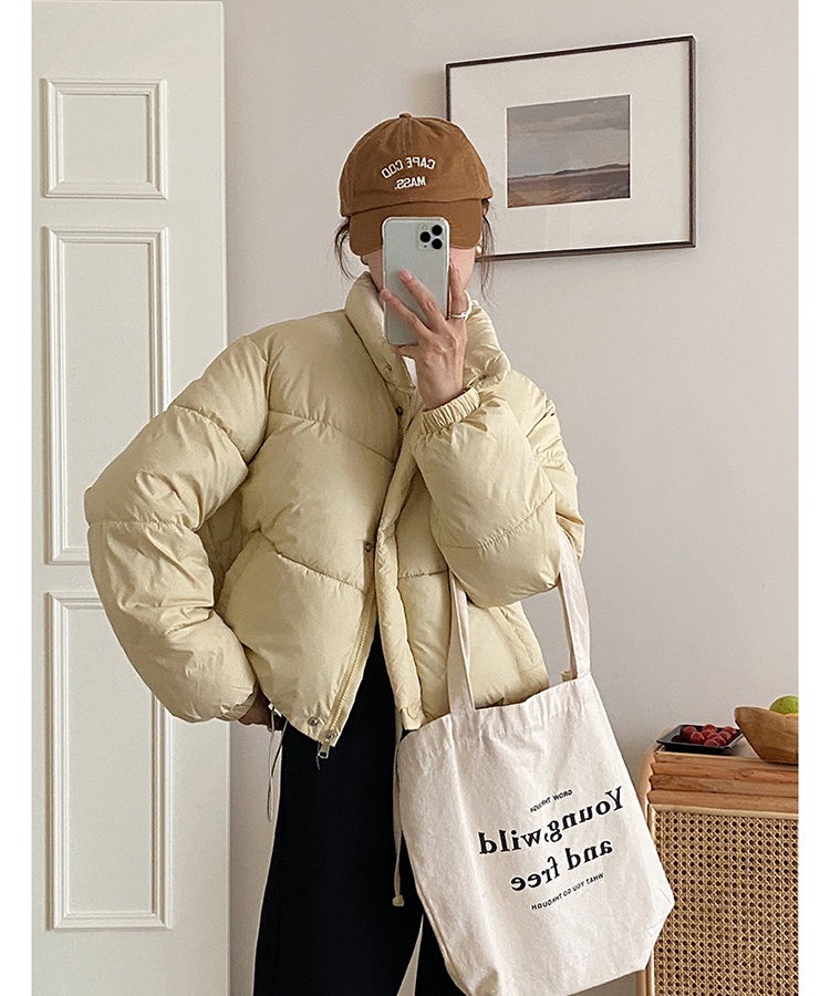 Short bread clothing cotton coat for women