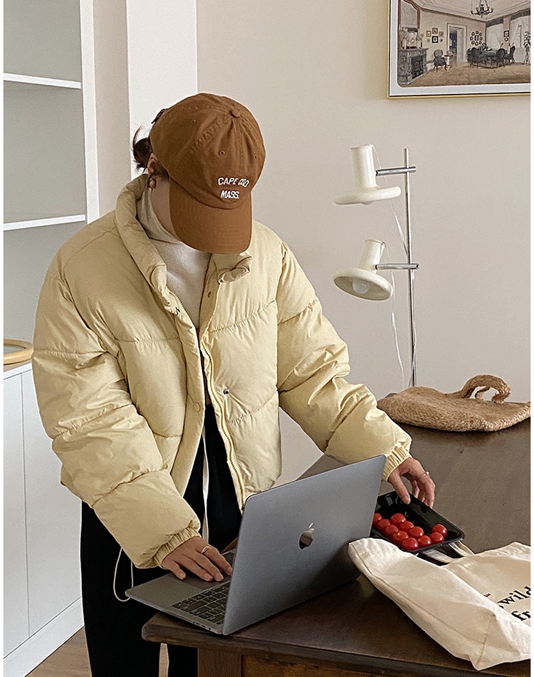 Short bread clothing cotton coat for women