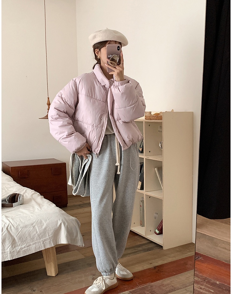 Short bread clothing cotton coat for women