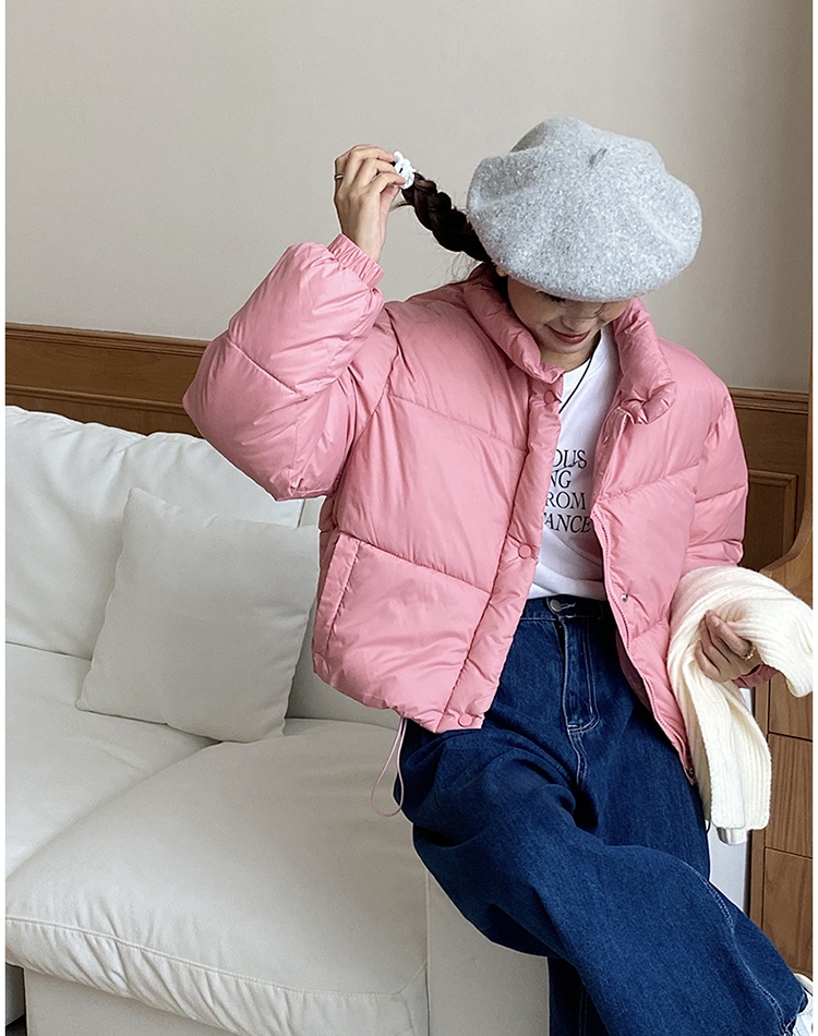 Short bread clothing cotton coat for women