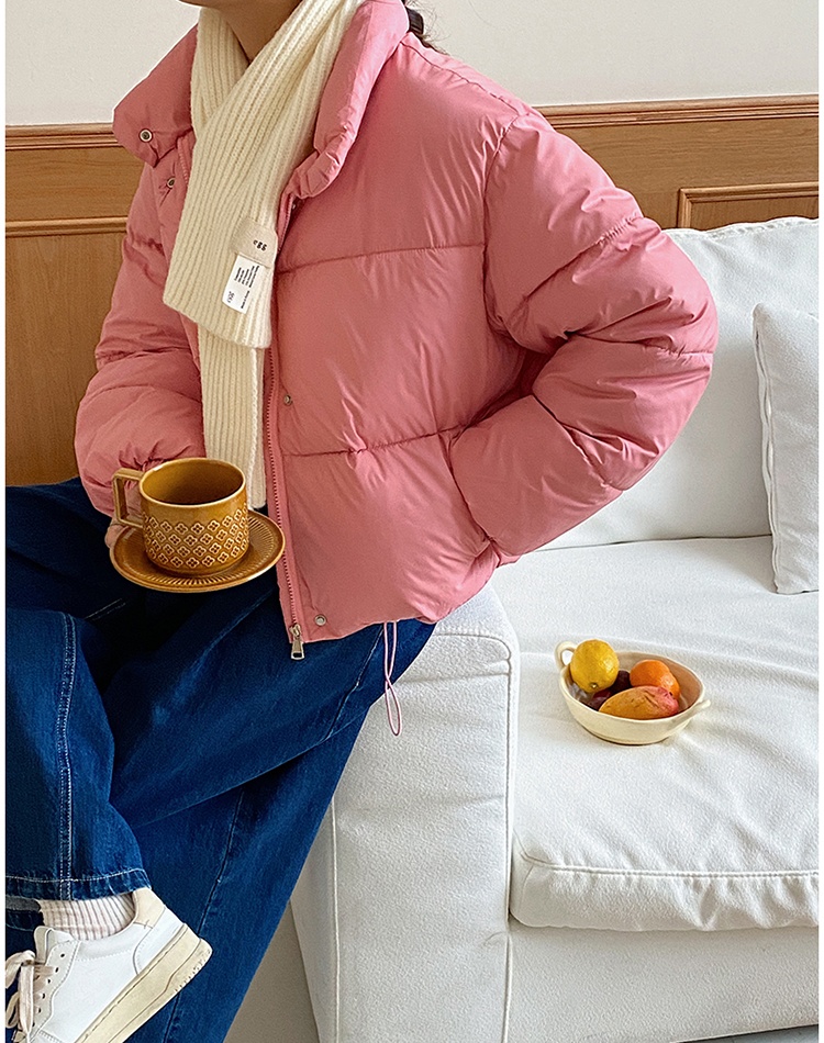 Short bread clothing cotton coat for women