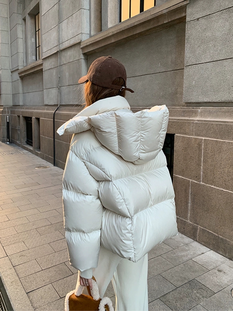 Down winter short coat loose thick bread clothing