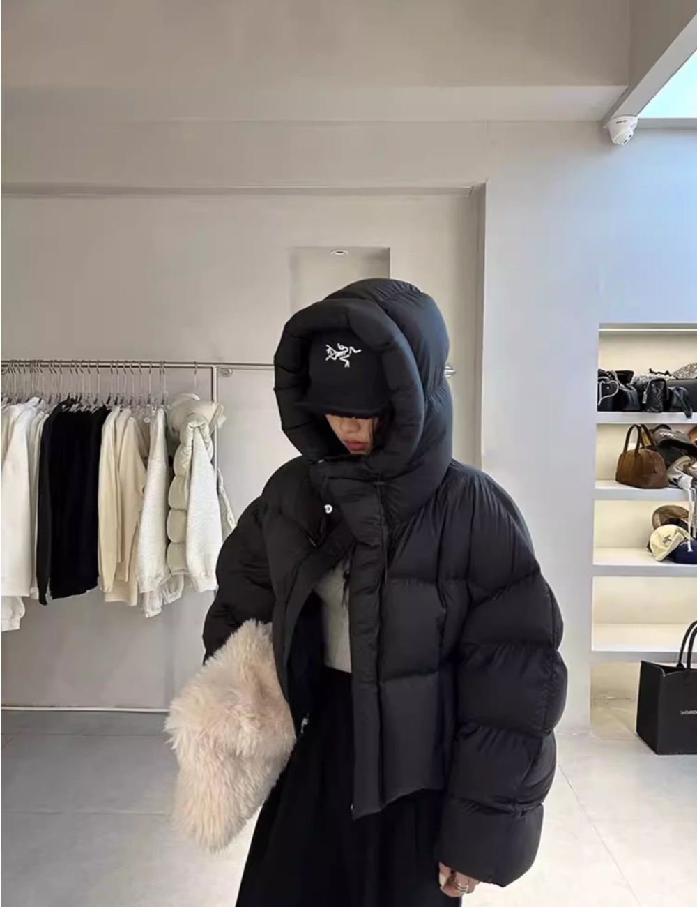 Down cotton coat bread clothing for women