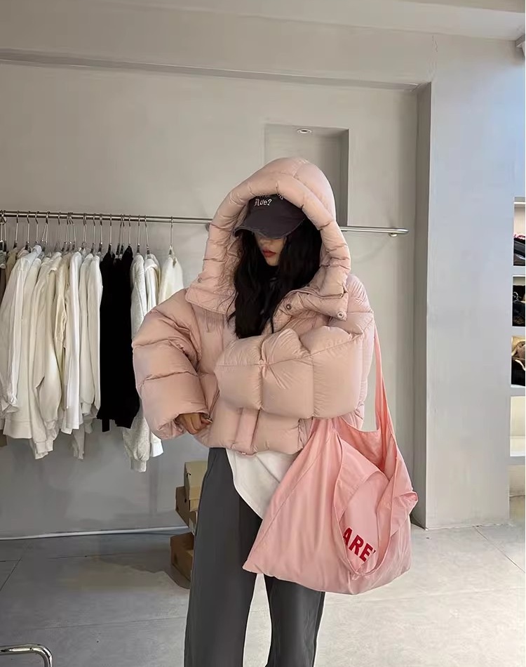 Down cotton coat bread clothing for women