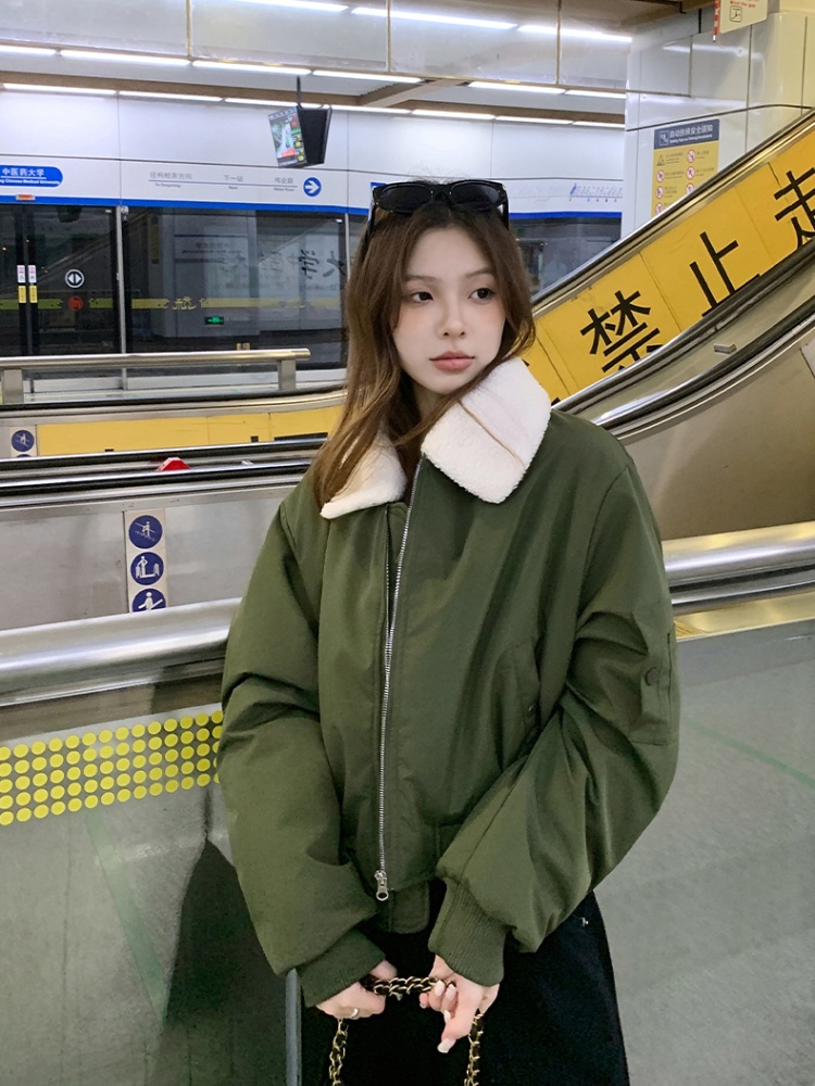 Big ear bread clothing coat for women