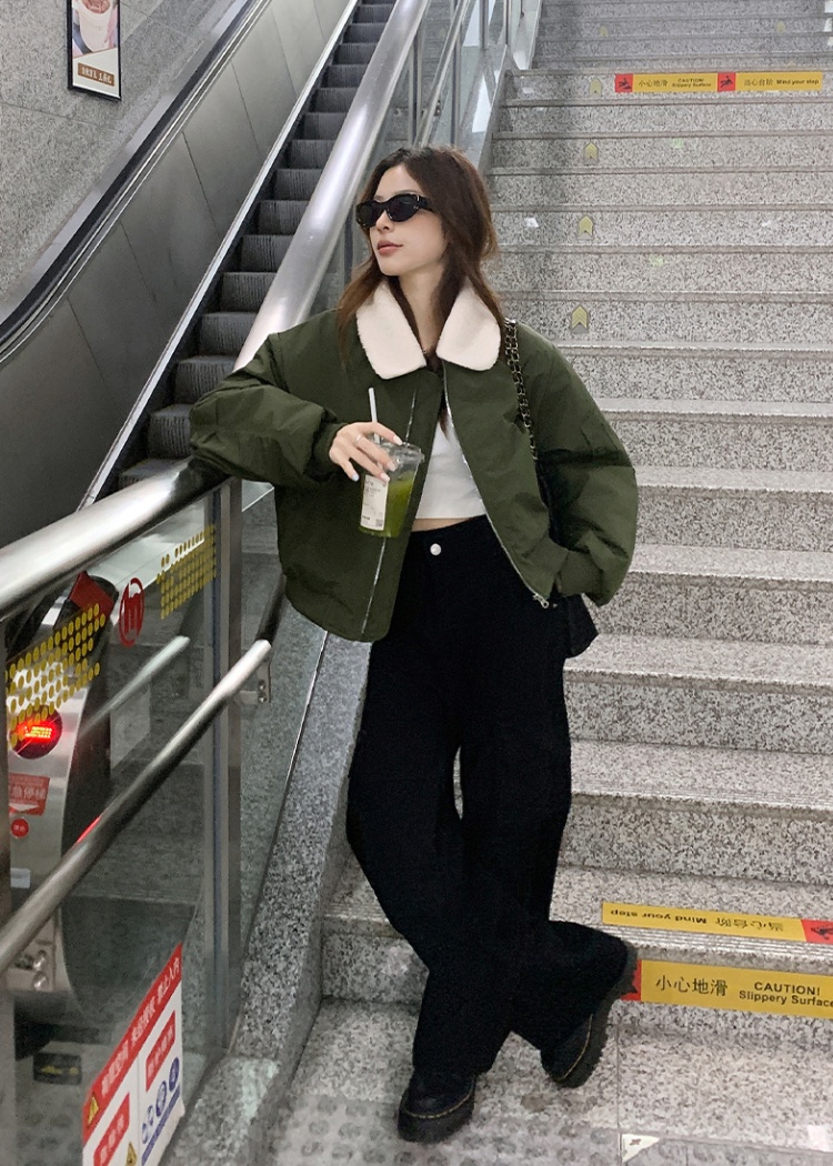 Big ear bread clothing coat for women