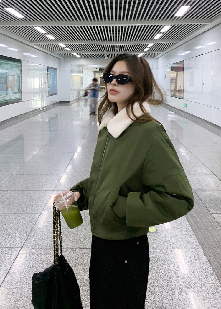 Big ear bread clothing coat for women