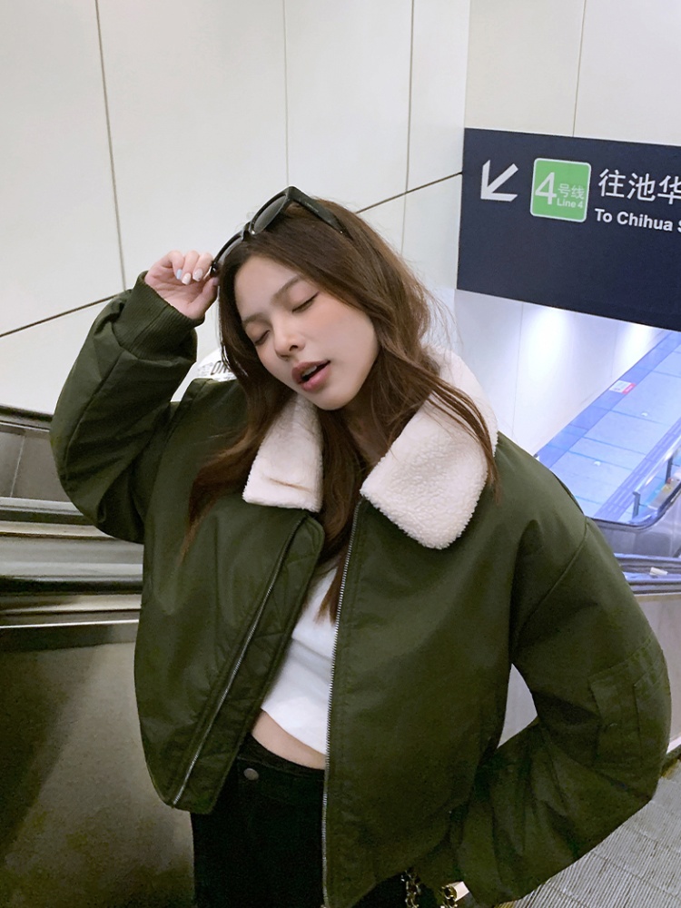 Big ear bread clothing coat for women